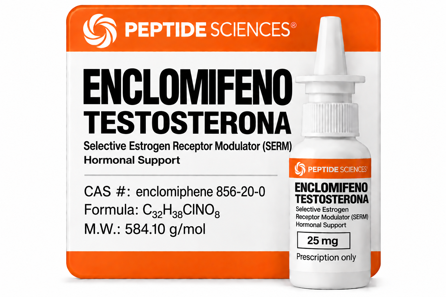 Enclomifeno Testosterona Nasal